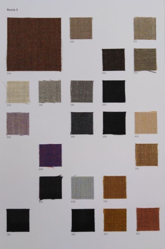 Stoffmusterkarte Remix 3 Kvadrat